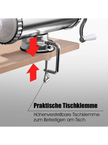 COSTWAY 3L Wurstfüller manuell in Silber