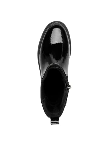 Marco Tozzi Chelsea Boot in BLACK PAT.