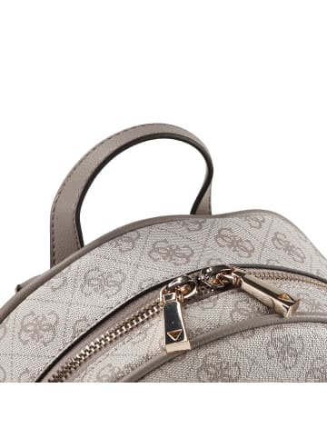 Guess Manhattan II Daypack 33 cm in dark taupe logo