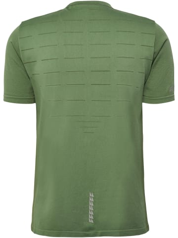 Newline Newline T-Shirt S/S Reflektierend Logo Nwlriverside Laufen Herren in FOUR LEAF CLOVER