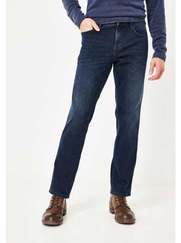 Paddock's 5-Pocket Jeans PIPE in dark blue overdyed black used