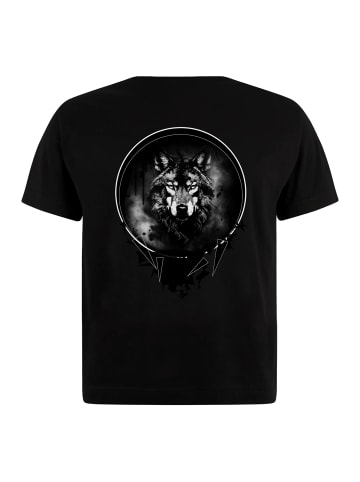 One Strange Rock T-Shirt Wolf in Schwarz