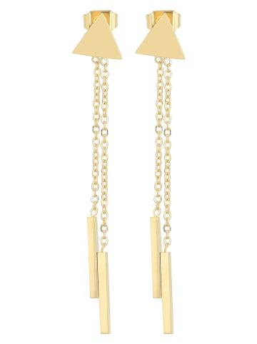 Adeliás Damen Ohrringe – Ohrstecker aus Edelstahl in gold