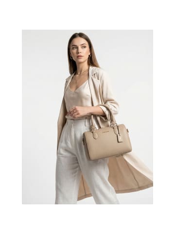 Lazarotti Bologna Leather Bowling-Bag Handtasche Leder 26 cm in sand