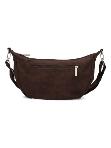 Zwei Mademoiselle.M Umhängetasche 34 cm nubuk espresso