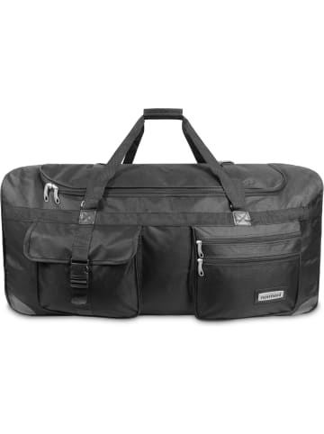 normani Trolley Reisetasche 100 Liter mit 2 Rädern in Schwarz