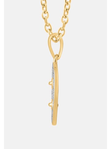 Diamant Exquis Halskette aus 585 Gelbgold mit Diamant