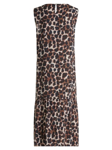BETTY & CO Stufenkleid im Leo-Look in Brown/Nature