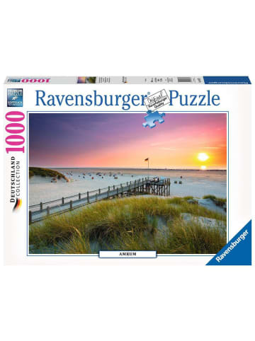 Ravensburger Puzzle 1.000 Teile Sonnenuntergang über Amrum Ab 14 Jahre in bunt