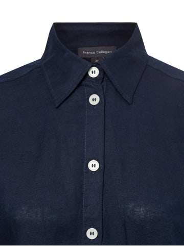 Franco Callegari Bluse Gudrun in marine