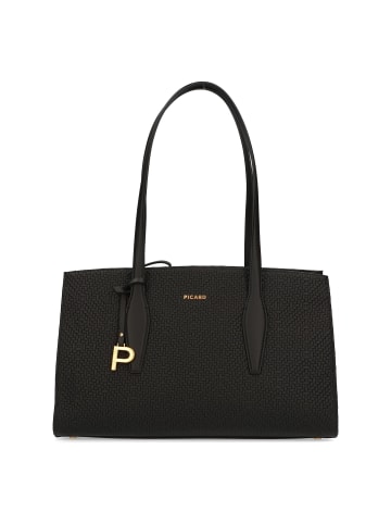PICARD Day Trip Schultertasche Leder 36 cm schwarz