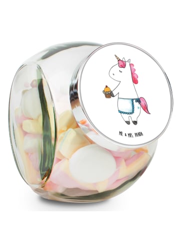 Mr. & Mrs. Panda Bonbonglas Einhorn Muffin ohne Spruch in Weiß