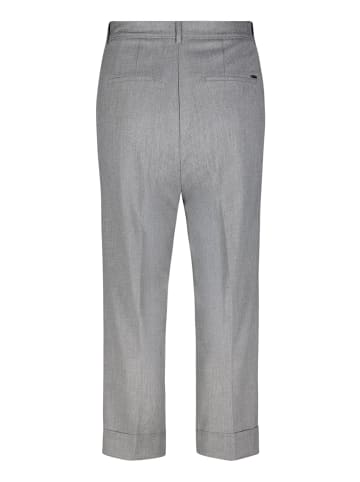 BETTY & CO Stiefelhose mit Bügelfalte in Grey Melange