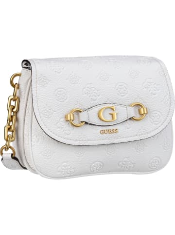 Guess Umhängetasche Izzy Peony Trible Compartment Flap in Stone Logo