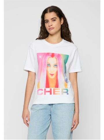 Merchcode Shirt "Cher Prisma Tee" in Weiß