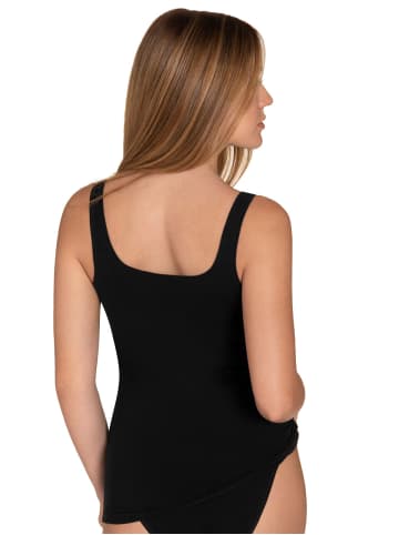 Lisca 2er Pack Trägerhemd in black
