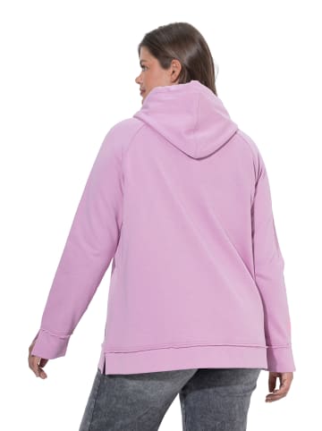 LAURASØN Sweatshirt in hellflieder
