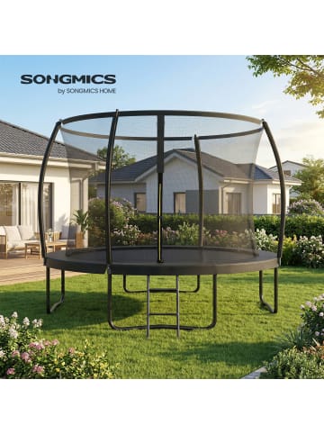 SONGMICS Trampolin Saul in Schwarz - Ø305 cm