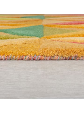 KADIMA DESIGN Luxus-Handgetufteter Wollteppich in Multifarben in Multicolor