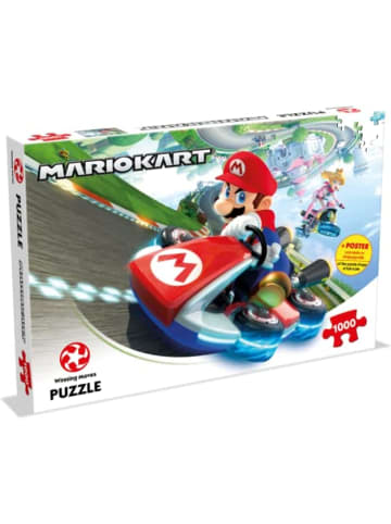 Winning Moves Puzzle Mario Kart - Funracer (1000 Teile) Puzzel Supermario in bunt