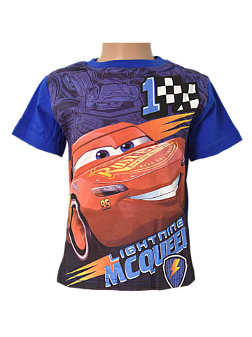 Disney Cars Kurzarmshirt Disney Cars in Blau