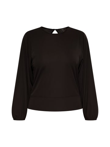 faina Langarmshirt in Schwarz