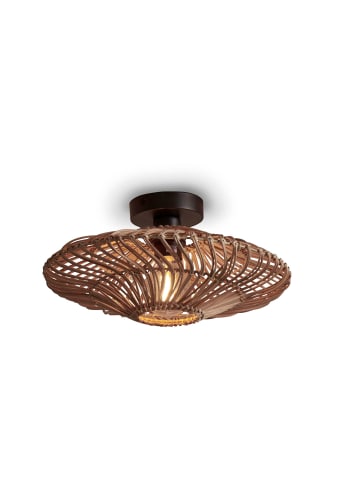 GOOD&MOJO Deckenleuchte Zanzibar - Rattan - Ø40cm