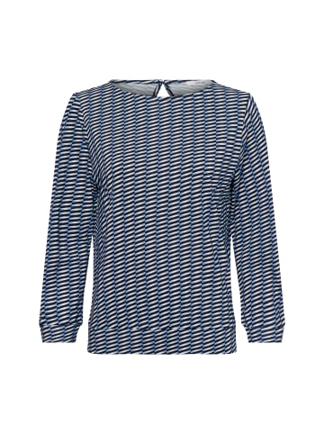 OPUS Langarmshirt Susta in blau