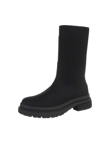 Ital-Design Stiefelette in Schwarz