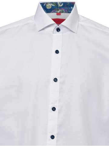 Finshley & Harding Hemd in weiß marine