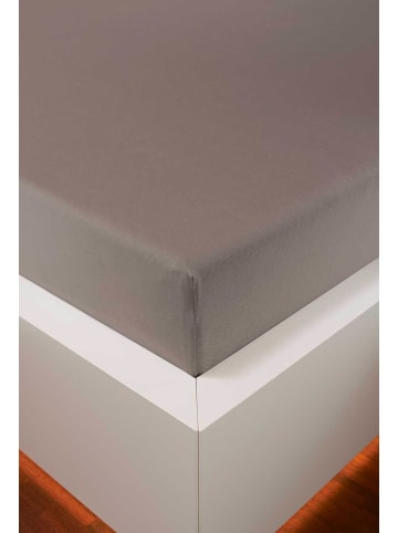 bellana jersey Spannbetttuch Edel-Jersey Elasthan in espresso