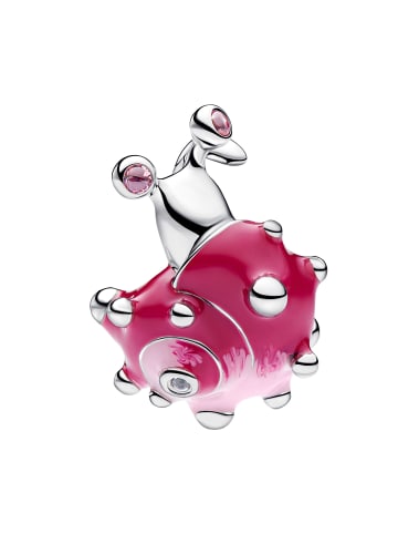 Pandora Silber Charm Pinkfarbene Schnecke