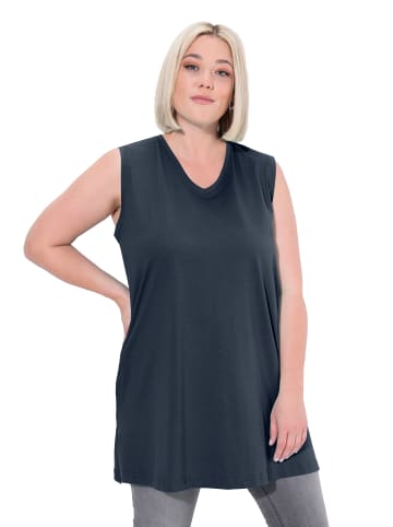 Ulla Popken Strick-Top in classic marine