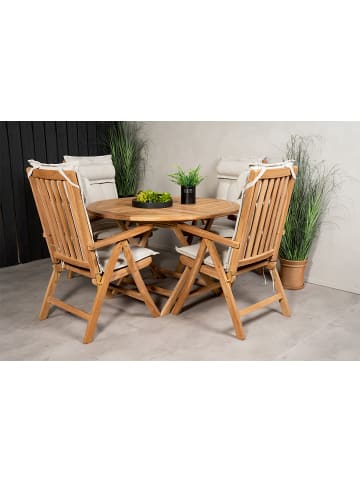 ebuy24 Gartenset Kenya 5-teilig Natur 120 x 120 cm