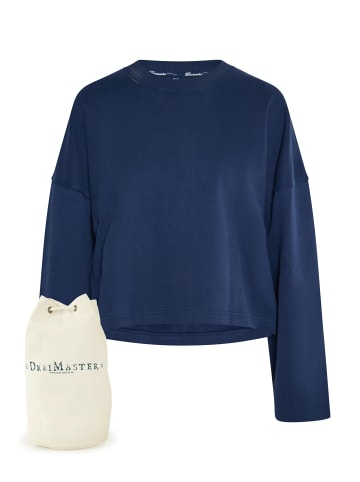 DreiMaster Vintage Sweatpullover + Shopping Bag - Set in Marine