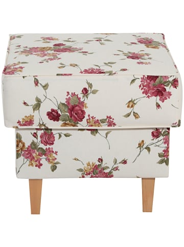 58 aufm Kessel POLSTERHOCKER Karlen Flachgewebe beige