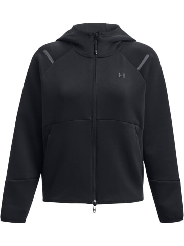 Under Armour Fleecejacke/Fleecepullover "Unstoppable Fleece Fz" in Schwarz