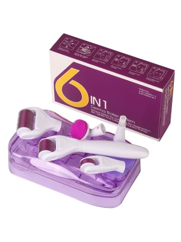 Paloma Beauties Dermaroller mit Mikronadeln 6-in-1 in Pink