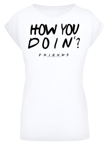 F4NT4STIC T-Shirt FRIENDS TV Serie How You Doin? in weiß