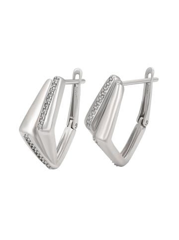 faina Women Huggie Earrings in Silver