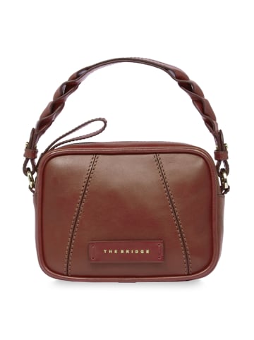 The Bridge Brigida Handtasche Leder 20 cm in marrone