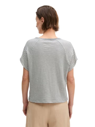 Marc O'Polo Gestreiftes T-Shirt regular in Aqua