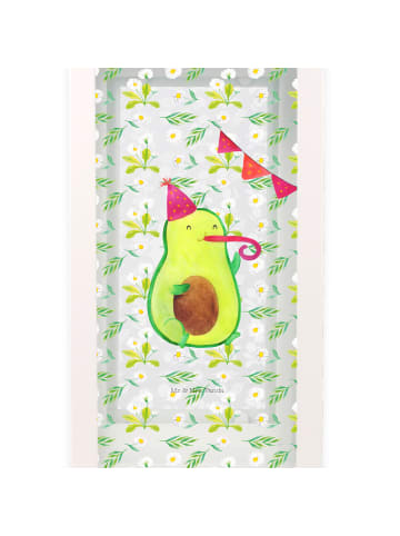 Mr. & Mrs. Panda Deko Laterne Avocado Party ohne Spruch in Transparent