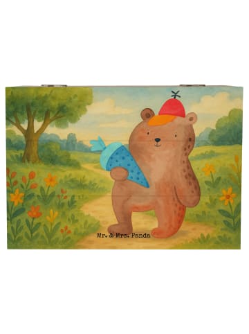 Mr. & Mrs. Panda Aufbewahrungsbox Bär Schultüte Design ohne Spruch in Weiß