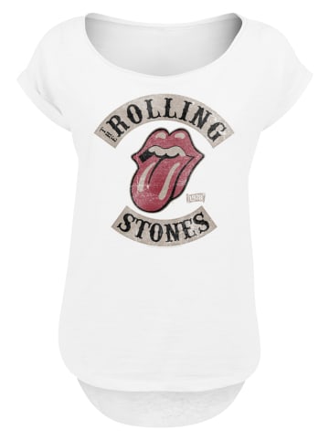 F4NT4STIC Long Cut T-Shirt The Rolling Stones Tour '78 in weiß