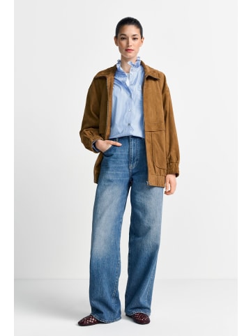 Rich & Royal Bluse in hellblau weiß