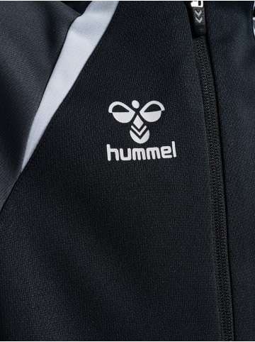 Hummel Reißverschluss Jacke Daumenlöcher Hmllead Kinder in BLACK/ASPHALT