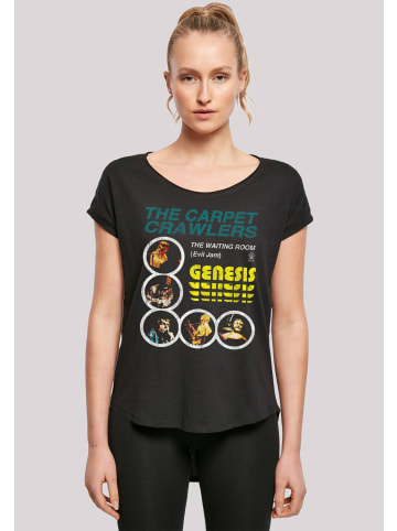 F4NT4STIC Long Cut T-Shirt Long Cut T-Shirt 'Genesis The Carpet Crawlers' in schwarz