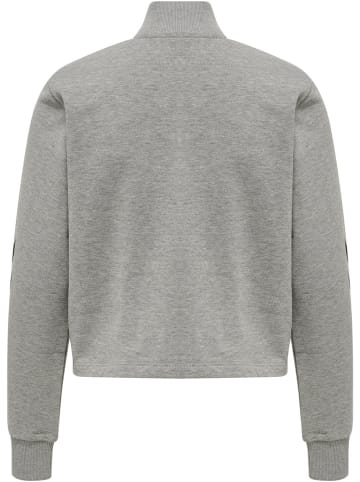 Hummel Trainingsjacke "Lgc Nikka Cropped Halfzip" in Grau