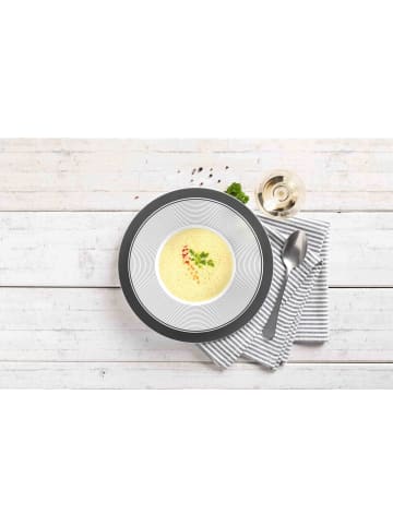 Seltmann Weiden 6er Set Speiseteller No Limits Moments in ø 28,1 cm in weiß-grau